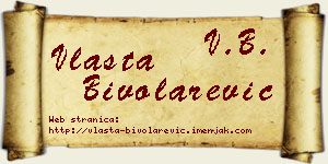 Vlasta Bivolarević vizit kartica